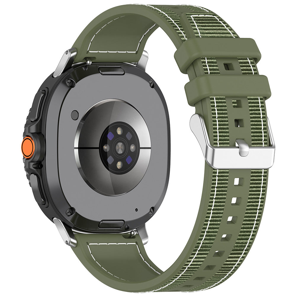 Curea smartwatch Techsuit Watchband (W051) compatibil cu Samsung Galaxy Watch8 40mm/Watch8 44mm/Watch8 Classic, Verde