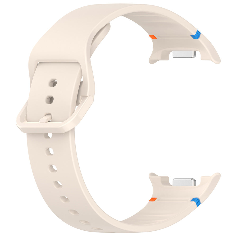 Curea smartwatch Techsuit Watchband (W079) compatibil cu Samsung Galaxy Watch8 40mm/Watch8 44mm/Watch8 Classic, Cashmere Cream