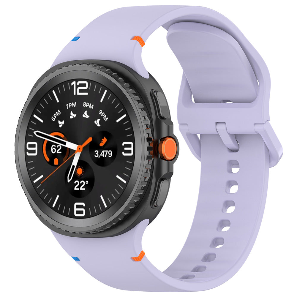Curea smartwatch Techsuit Watchband (W079) compatibil cu Samsung Galaxy Watch8 40mm/Watch8 44mm/Watch8 Classic, Pale Lilac