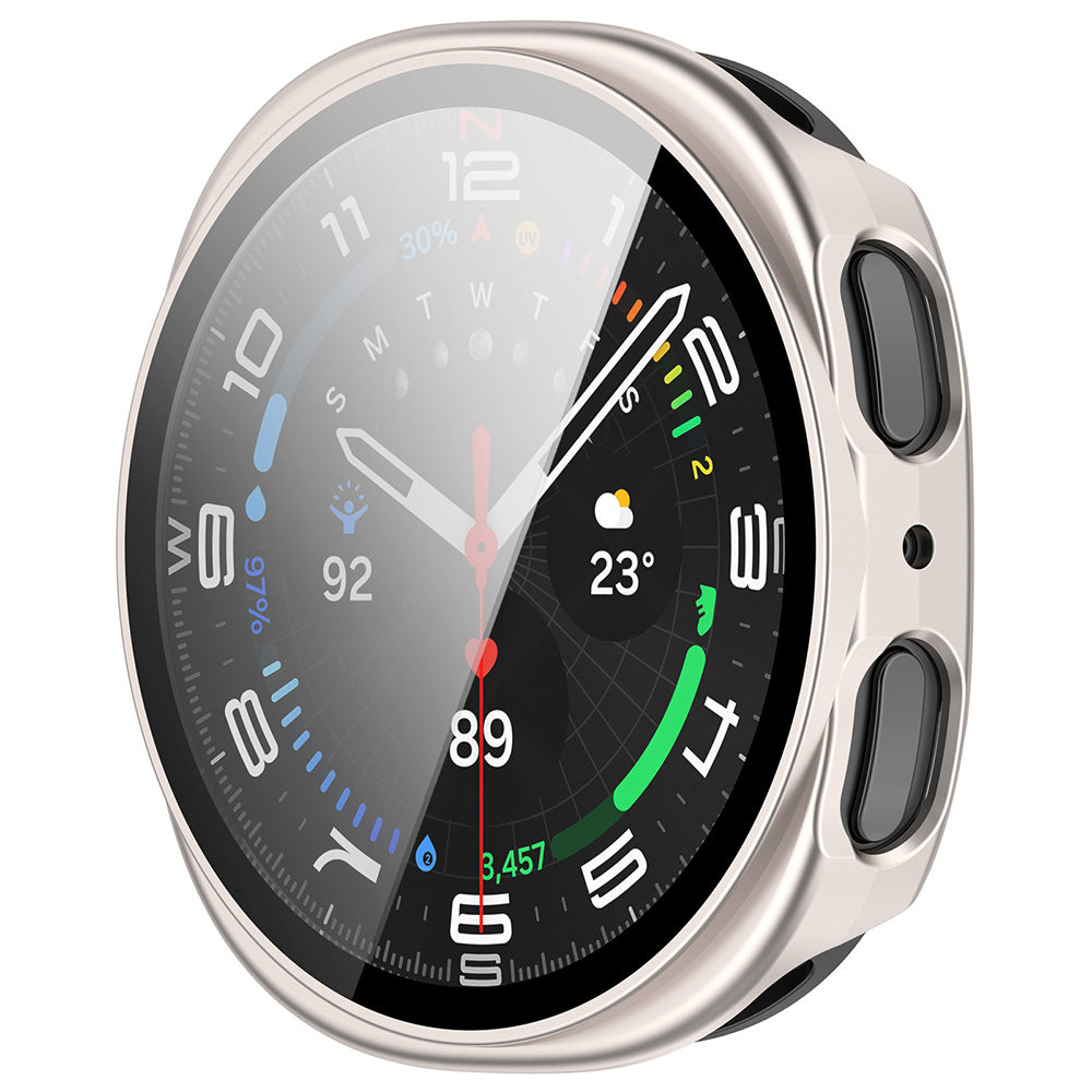 Folie de protectie smartwatch Techsuit Defense360 Pro + Screen Protector compatibil cu Samsung Galaxy Watch8 44mm, Perlat