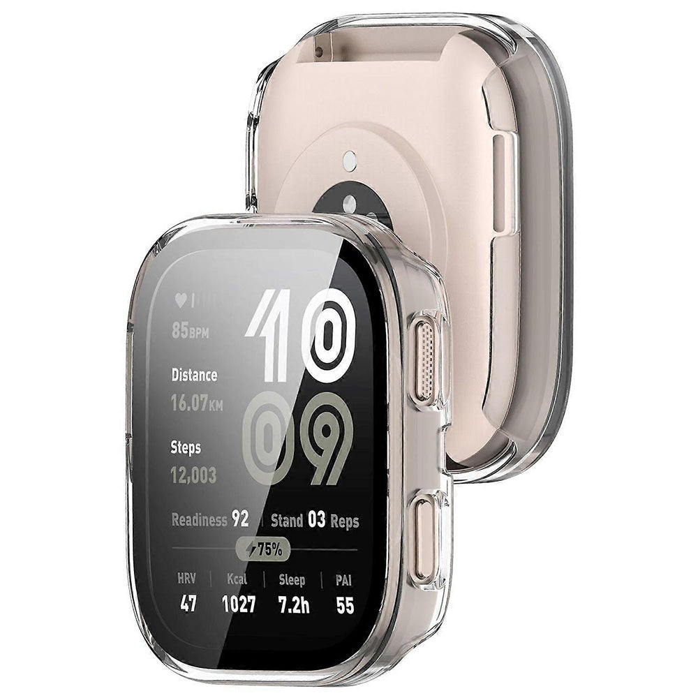 Folie de protectie smartwatch Techsuit Defense360 Pro + Screen Protector compatibil cu Amazfit Bip 6, Transparent