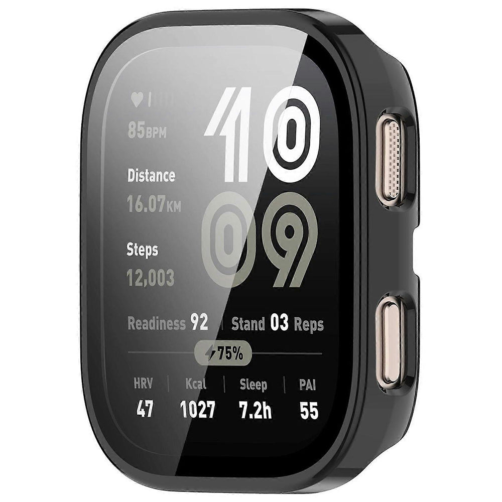 Folie de protectie smartwatch Techsuit Defense360 Pro + Screen Protector compatibil cu Amazfit Bip 6, Negru