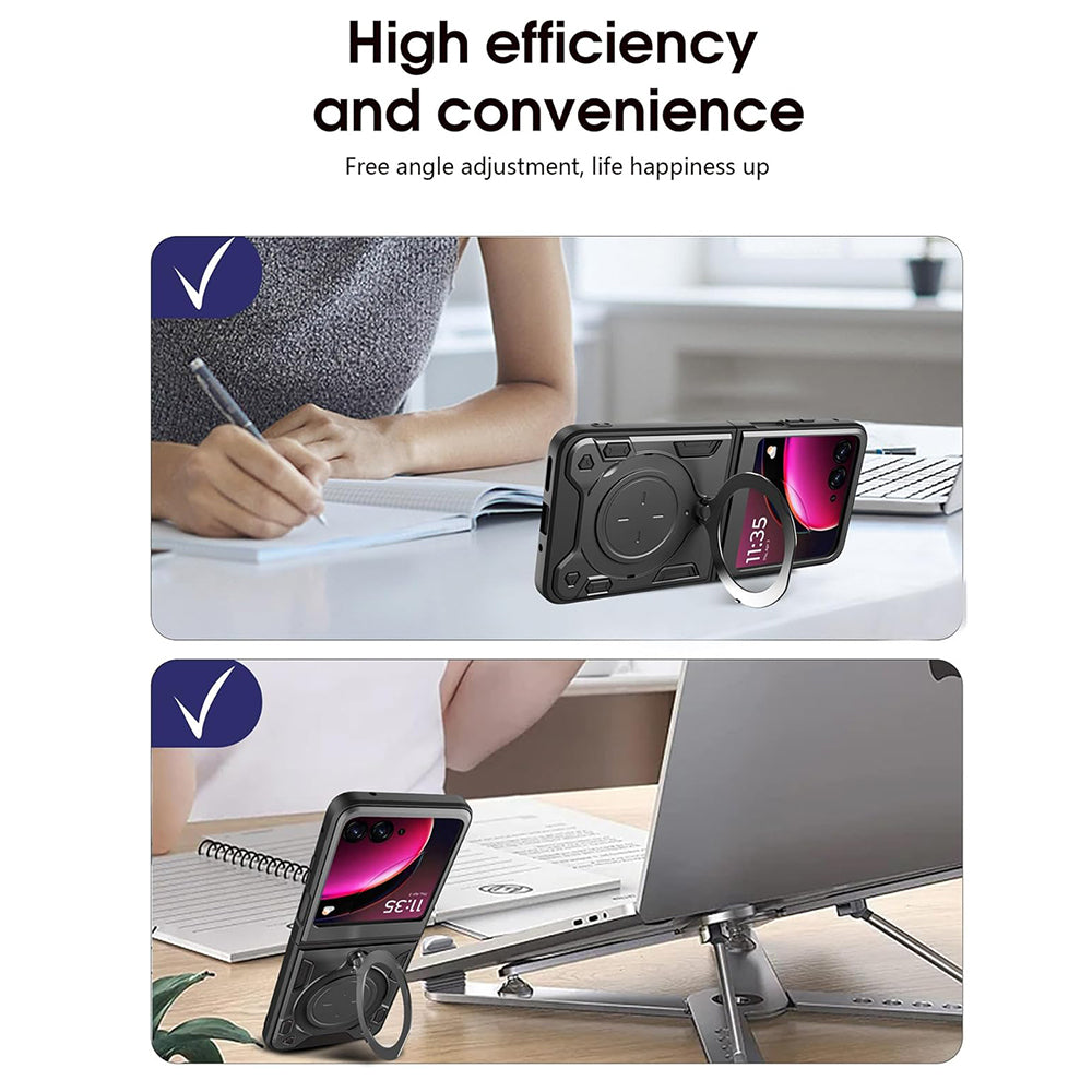 Husa de protectie Techsuit CamGuard Pro compatibil cu Motorola Razr 60 Ultra, Negru