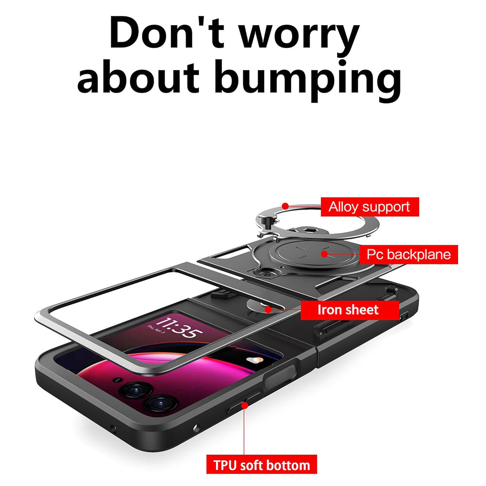 Husa de protectie Techsuit CamGuard Pro compatibil cu Motorola Razr 60 Ultra, Negru