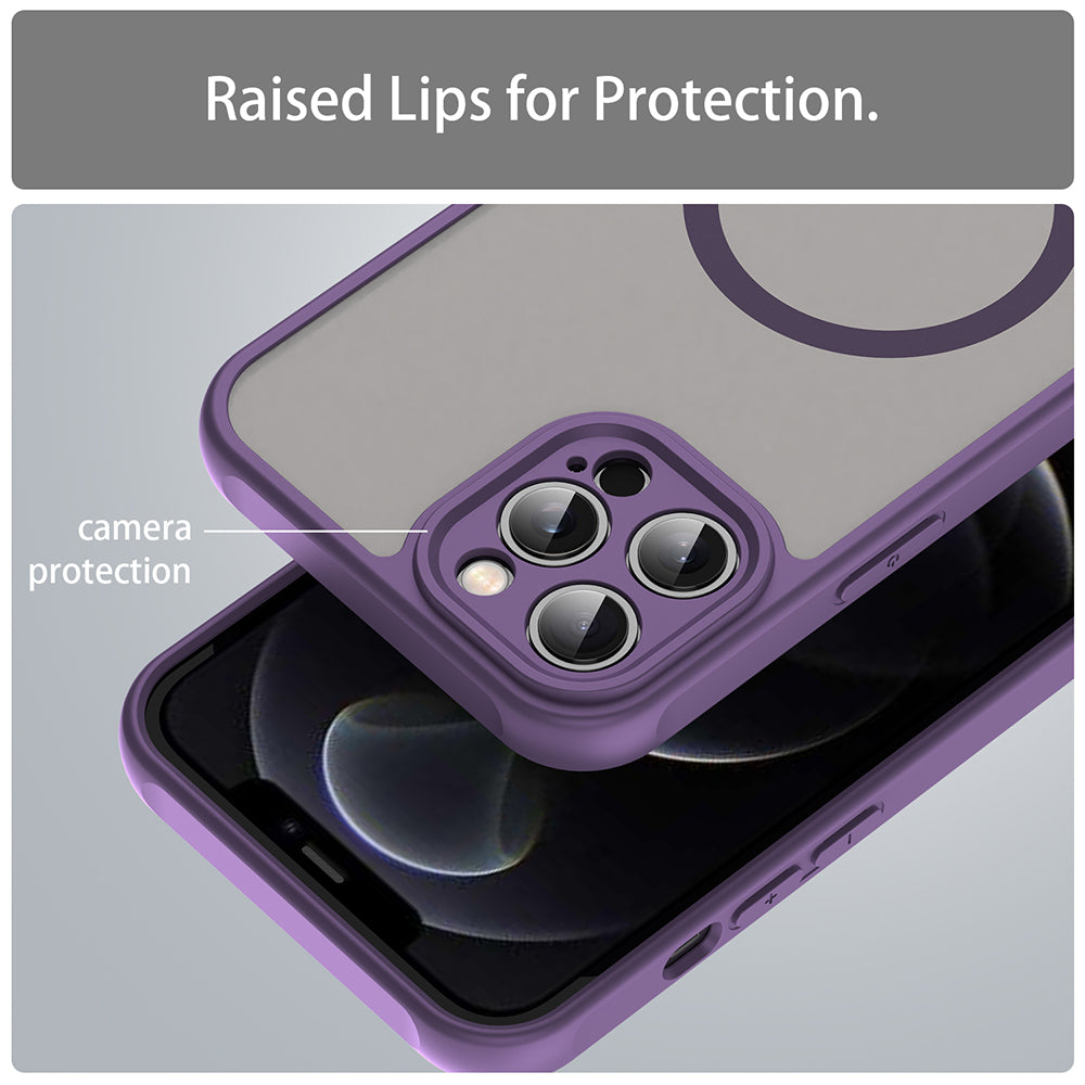 Husa de protectie Techsuit HaloFrost II MagSafe compatibil cu iPhone 12 Pro, Mov