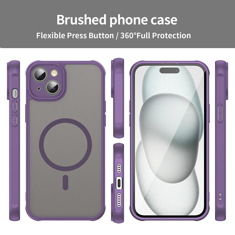 Husa de protectie Techsuit HaloFrost II MagSafe compatibil cu iPhone 14 Plus, Mov