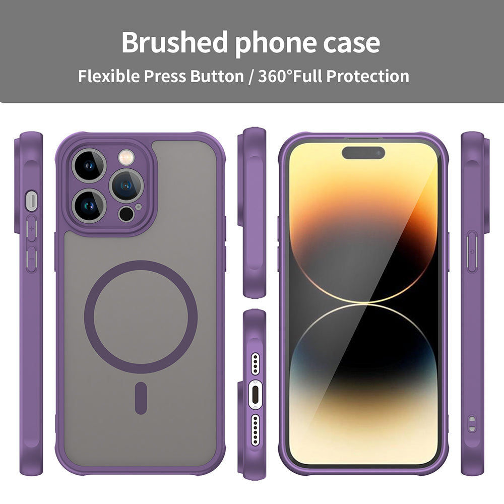 Husa de protectie Techsuit HaloFrost II MagSafe compatibil cu iPhone 14 Pro Max, Mov