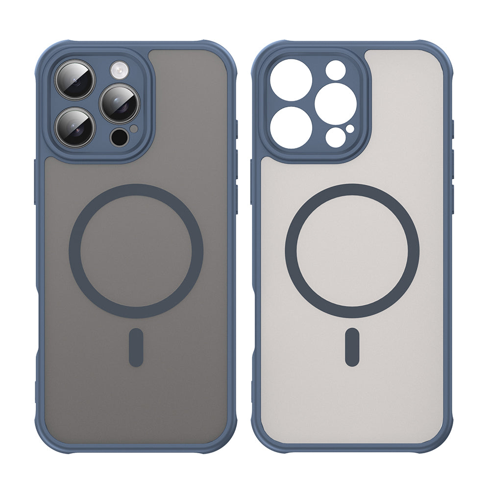 Husa de protectie Techsuit HaloFrost II MagSafe compatibil cu iPhone 16 Pro Max, Bleumarin