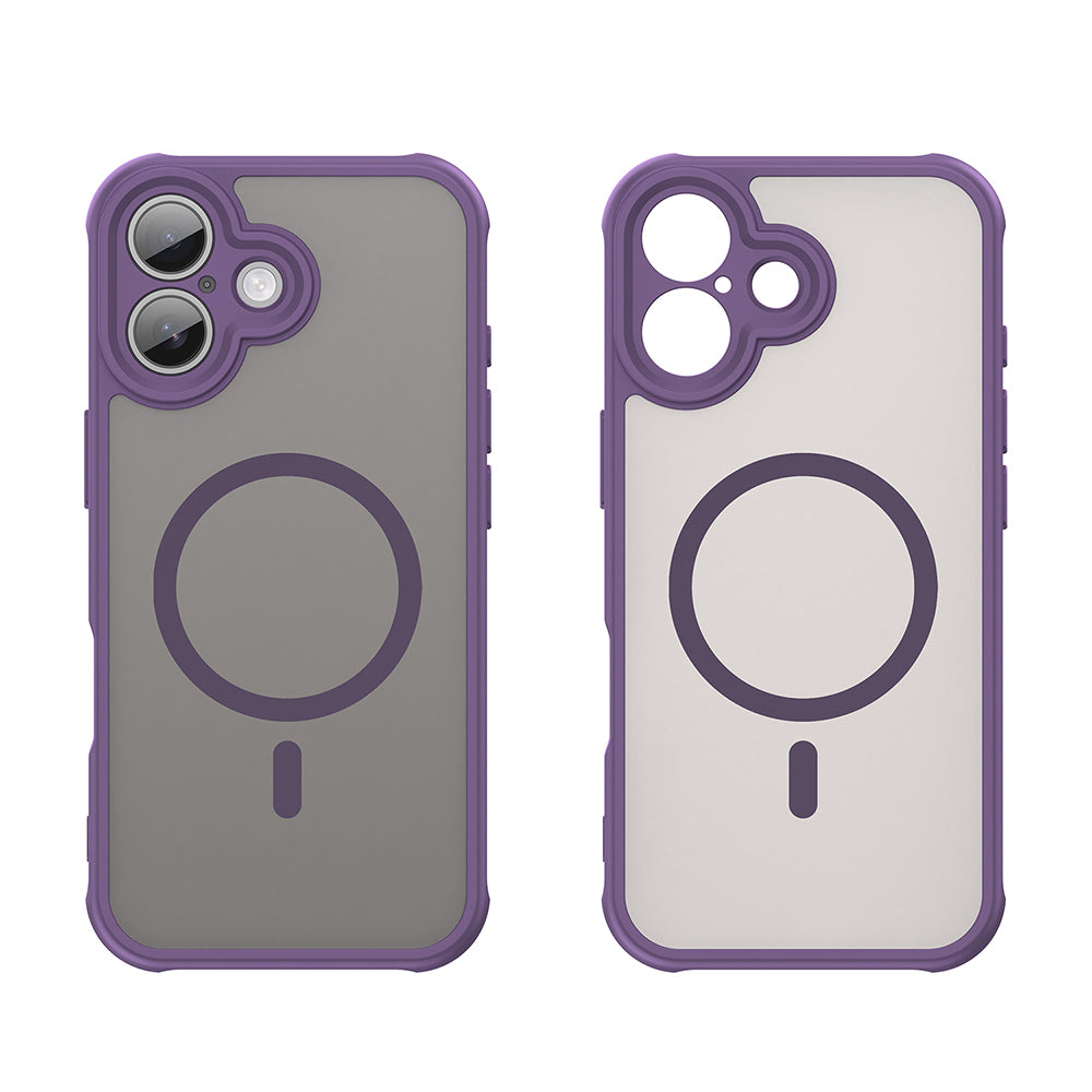 Husa de protectie Techsuit HaloFrost II MagSafe compatibil cu iPhone 17, Mov