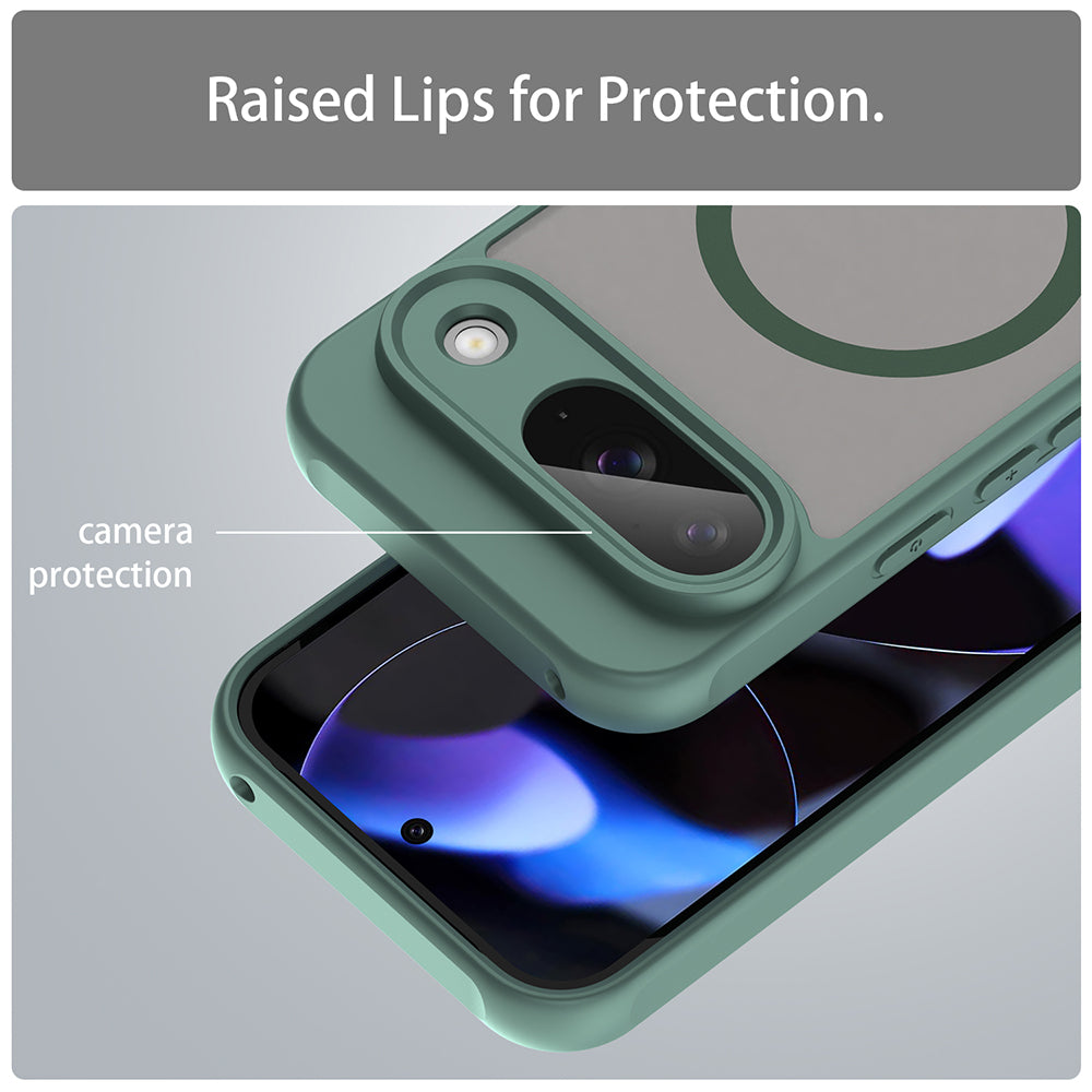 Husa de protectie Techsuit HaloFrost II MagSafe compatibil cu Google Pixel 9, Verde