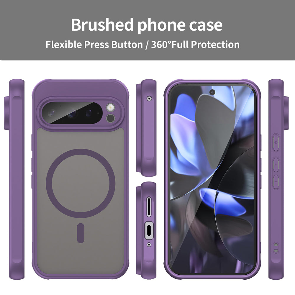 Husa de protectie Techsuit HaloFrost II MagSafe compatibil cu Google Pixel 9 Pro, Mov