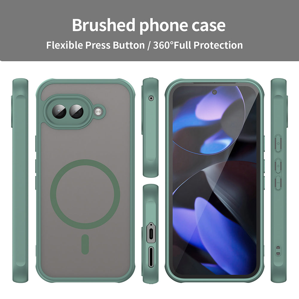 Husa de protectie Techsuit HaloFrost II MagSafe compatibil cu Google Pixel 9a, Verde