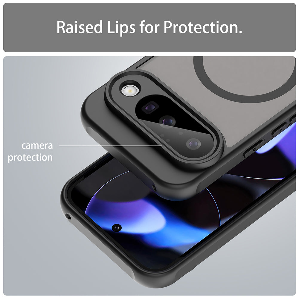 Husa de protectie Techsuit HaloFrost II MagSafe compatibil cu Google Pixel 10, Negru