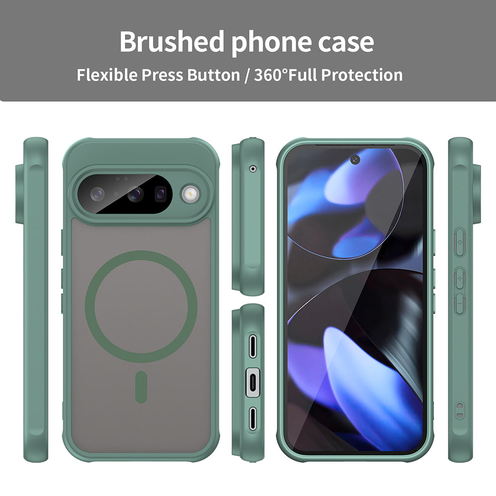 Husa de protectie Techsuit HaloFrost II MagSafe compatibil cu Google Pixel 10 Pro, Verde
