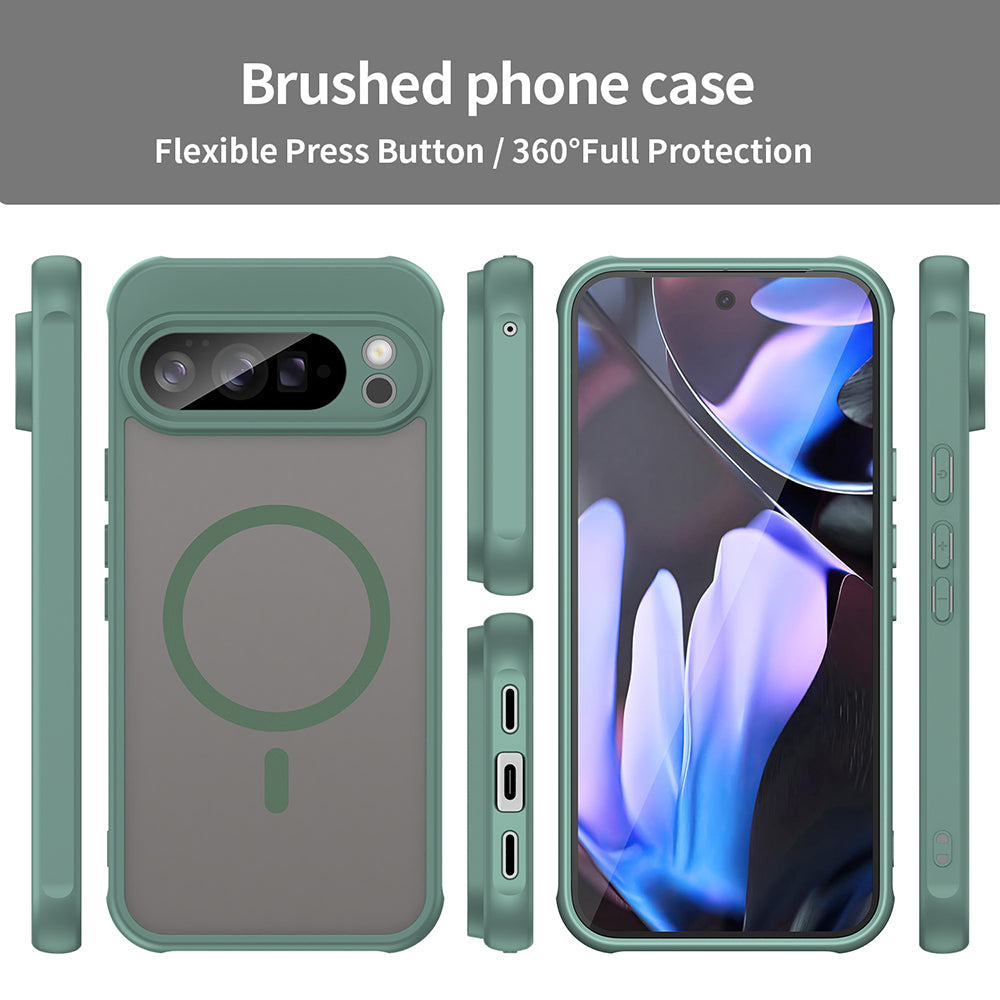 Husa de protectie Techsuit HaloFrost II MagSafe compatibil cu Google Pixel 10 Pro XL, Verde