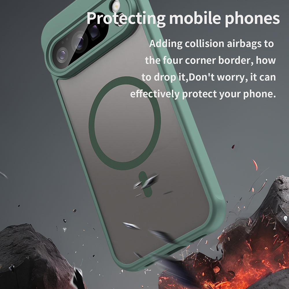Husa de protectie Techsuit HaloFrost II MagSafe compatibil cu Google Pixel 10 Pro XL, Verde