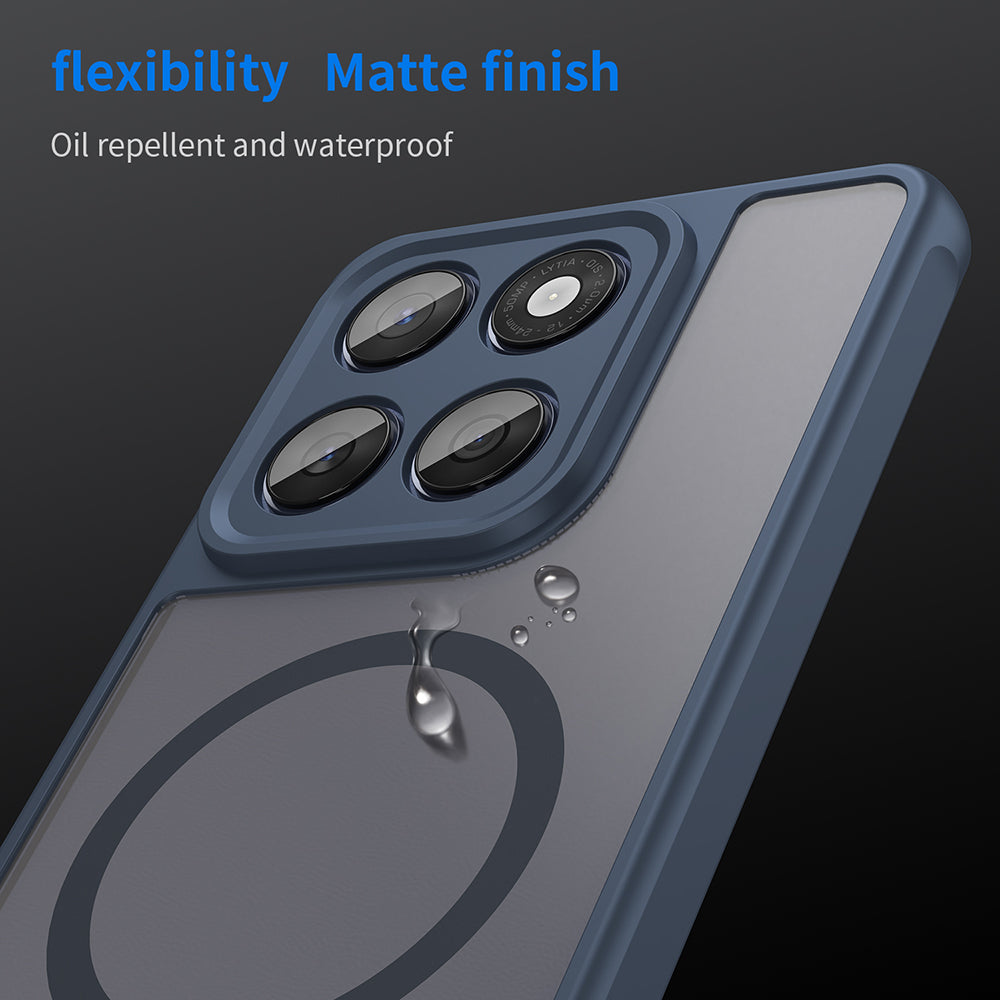 Husa de protectie Techsuit HaloFrost II MagSafe compatibil cu Motorola Edge 60 / 60 Fusion, Bleumarin