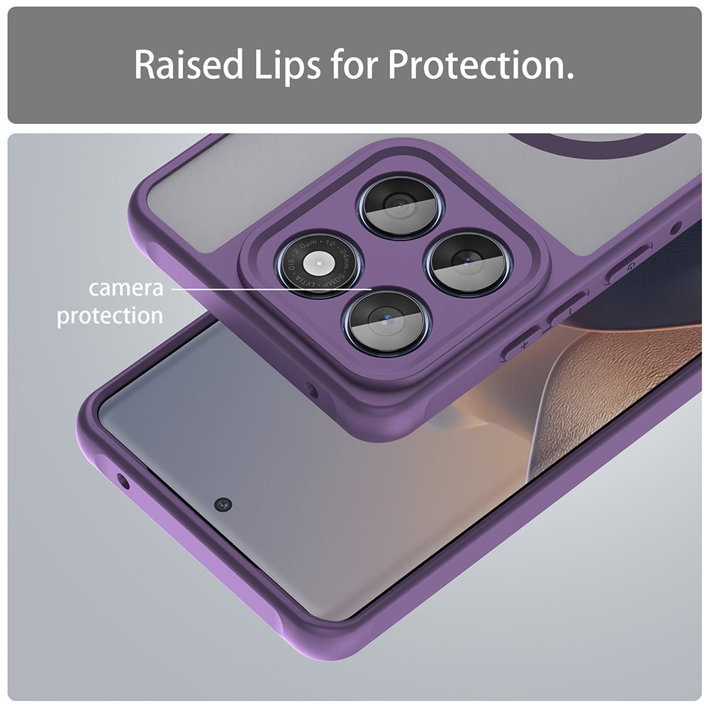 Husa de protectie Techsuit HaloFrost II MagSafe compatibil cu Motorola Edge 60 / 60 Fusion, Mov
