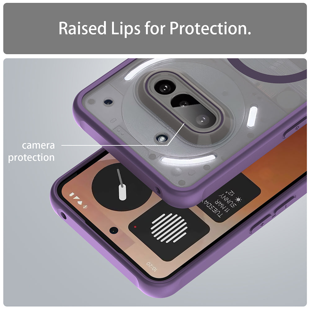 Husa de protectie Techsuit HaloFrost II MagSafe compatibil cu Nothing Phone (3a), Mov