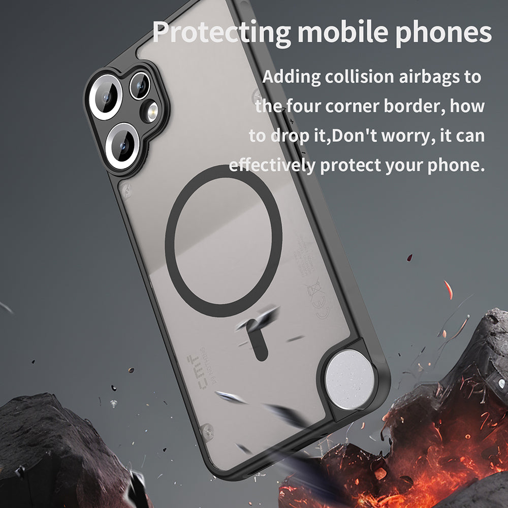 Husa de protectie Techsuit HaloFrost II MagSafe compatibil cu Nothing CMF Phone 2 Pro, Negru