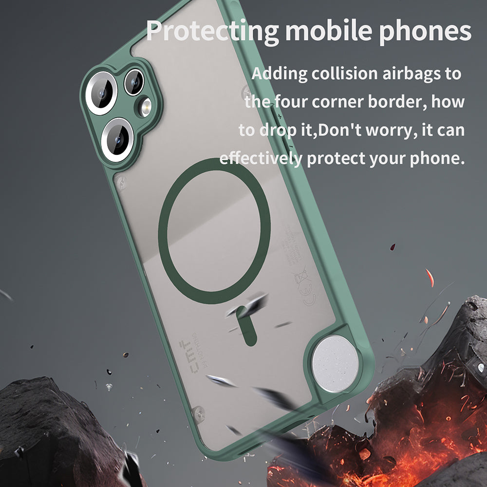 Husa de protectie Techsuit HaloFrost II MagSafe compatibil cu Nothing CMF Phone 2 Pro, Verde