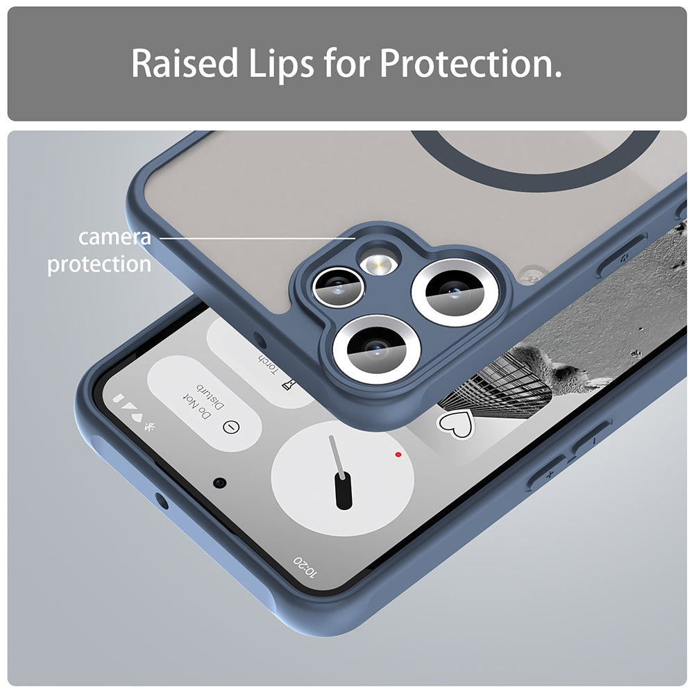 Husa de protectie Techsuit HaloFrost II MagSafe compatibil cu Nothing CMF Phone 2 Pro, Bleumarin