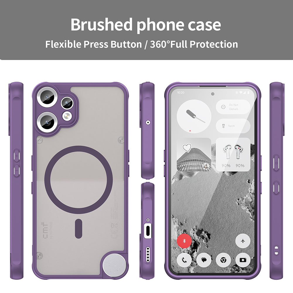 Husa de protectie Techsuit HaloFrost II MagSafe compatibil cu Nothing CMF Phone 2 Pro, Mov