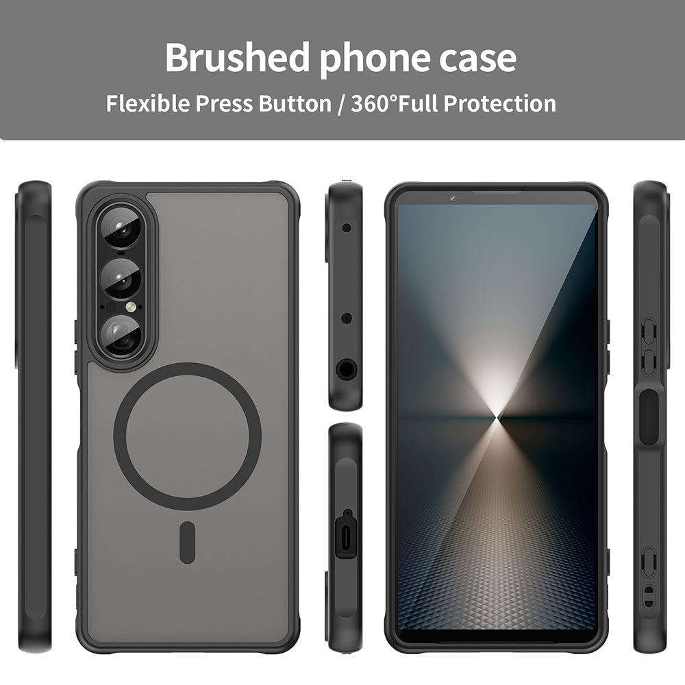 Husa de protectie Techsuit HaloFrost II MagSafe compatibil cu Sony Xperia 1 VII, Negru