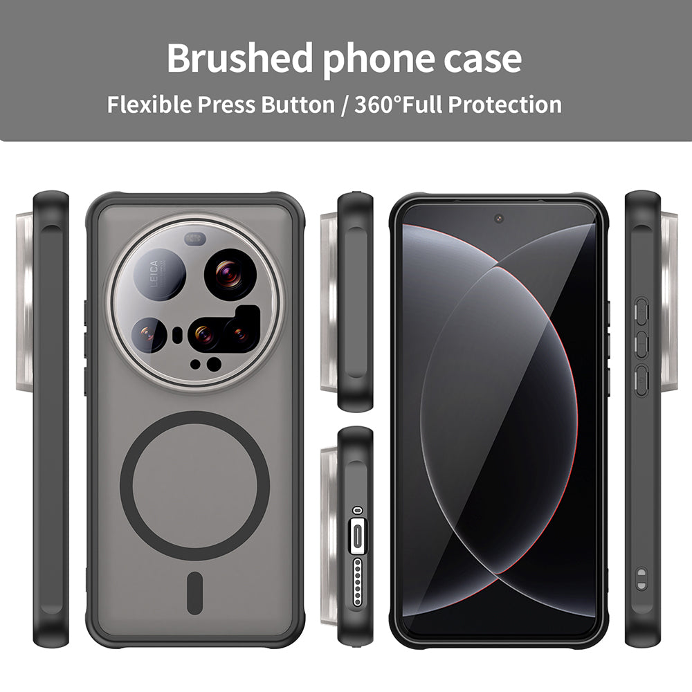 Husa de protectie Techsuit HaloFrost II MagSafe compatibil cu Xiaomi 15 Ultra, Negru