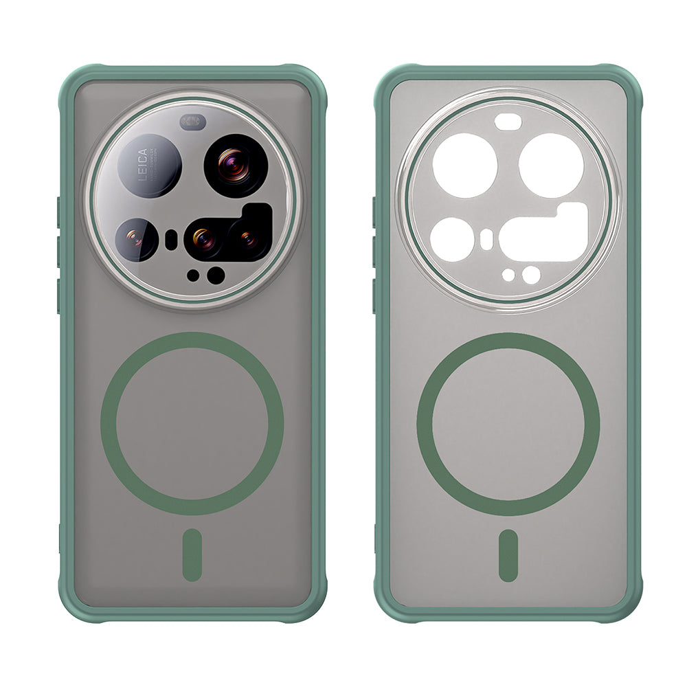 Husa de protectie Techsuit HaloFrost II MagSafe compatibil cu Xiaomi 15 Ultra, Verde