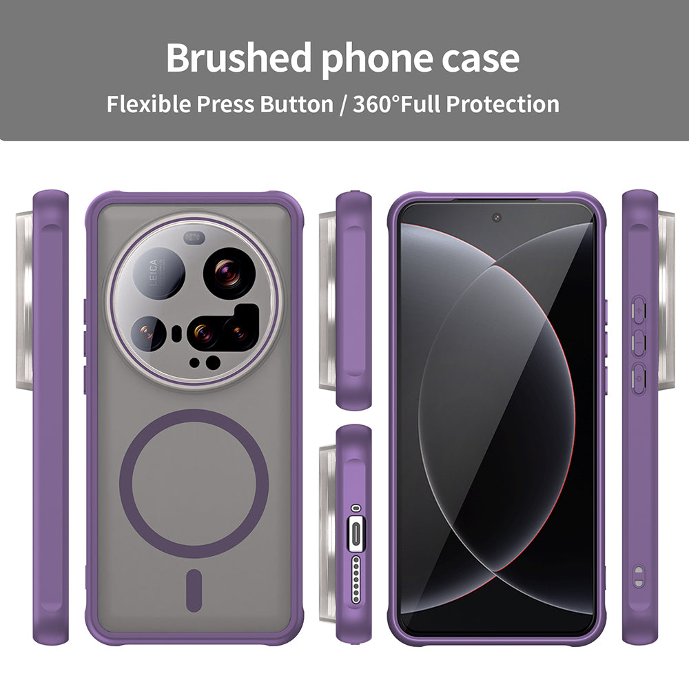 Husa de protectie Techsuit HaloFrost II MagSafe compatibil cu Xiaomi 15 Ultra, Mov