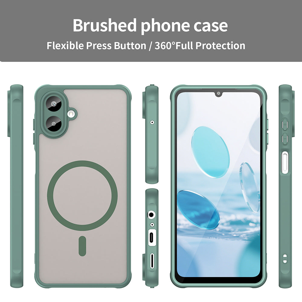 Husa de protectie Techsuit HaloFrost II MagSafe compatibil cu Samsung Galaxy A07 4G, Verde