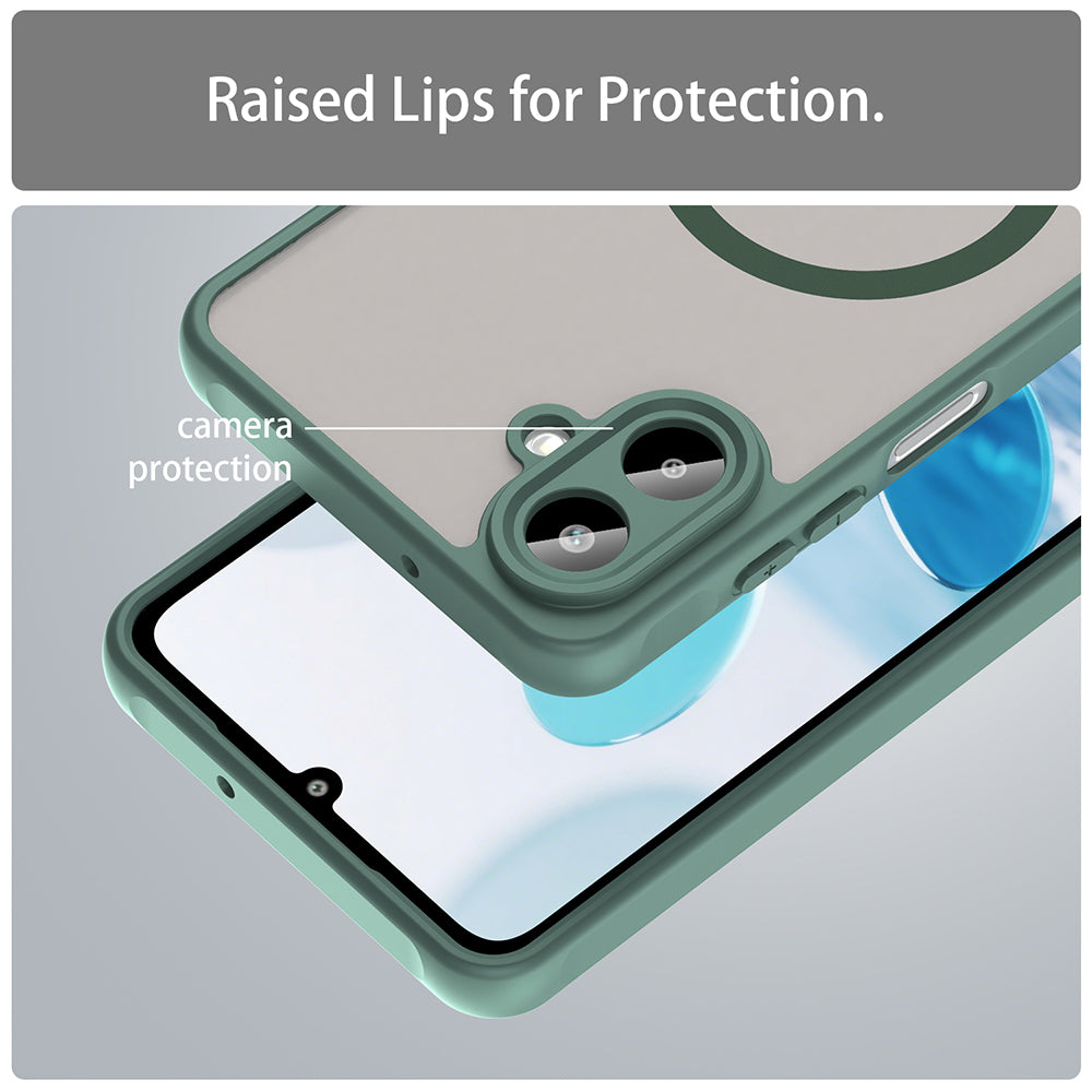 Husa de protectie Techsuit HaloFrost II MagSafe compatibil cu Samsung Galaxy A07 4G, Verde