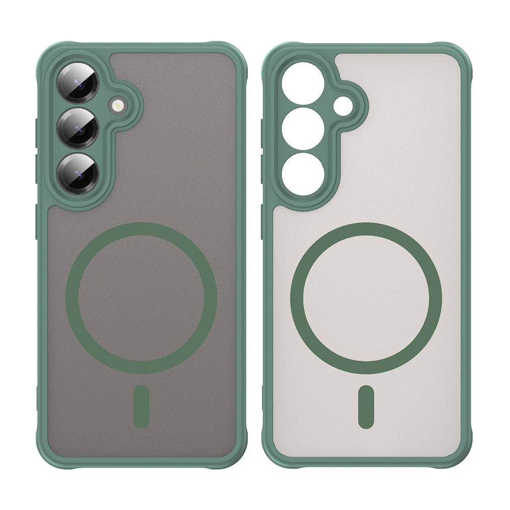 Husa de protectie Techsuit HaloFrost II MagSafe compatibil cu Samsung Galaxy S24 Plus / S25 Plus- Green