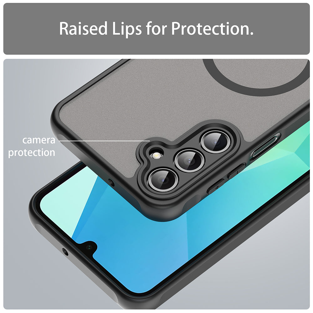 Husa de protectie Techsuit HaloFrost II MagSafe compatibil cu Samsung Galaxy A16 4G / A16 5G, Negru