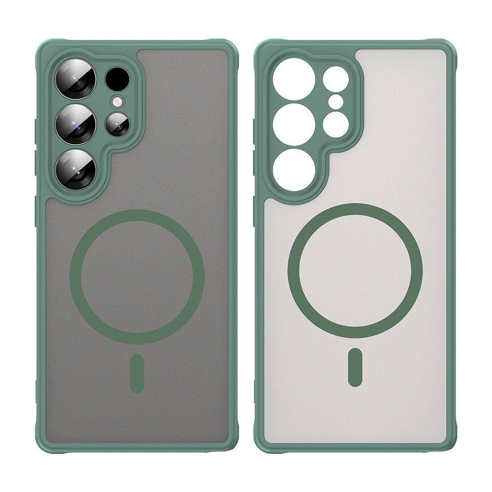 Husa de protectie Techsuit HaloFrost II MagSafe compatibil cu Samsung Galaxy S25 Ultra, Verde