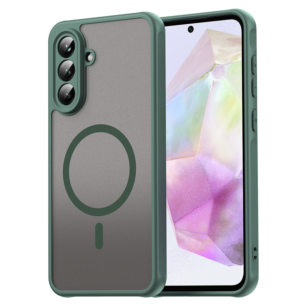 Husa de protectie Techsuit HaloFrost II MagSafe compatibil cu Samsung Galaxy A56 5G, Verde