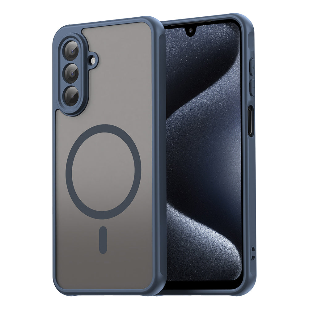 Husa de protectie Techsuit HaloFrost II MagSafe compatibil cu Samsung Galaxy A17 5G / A17 4G, Bleumarin