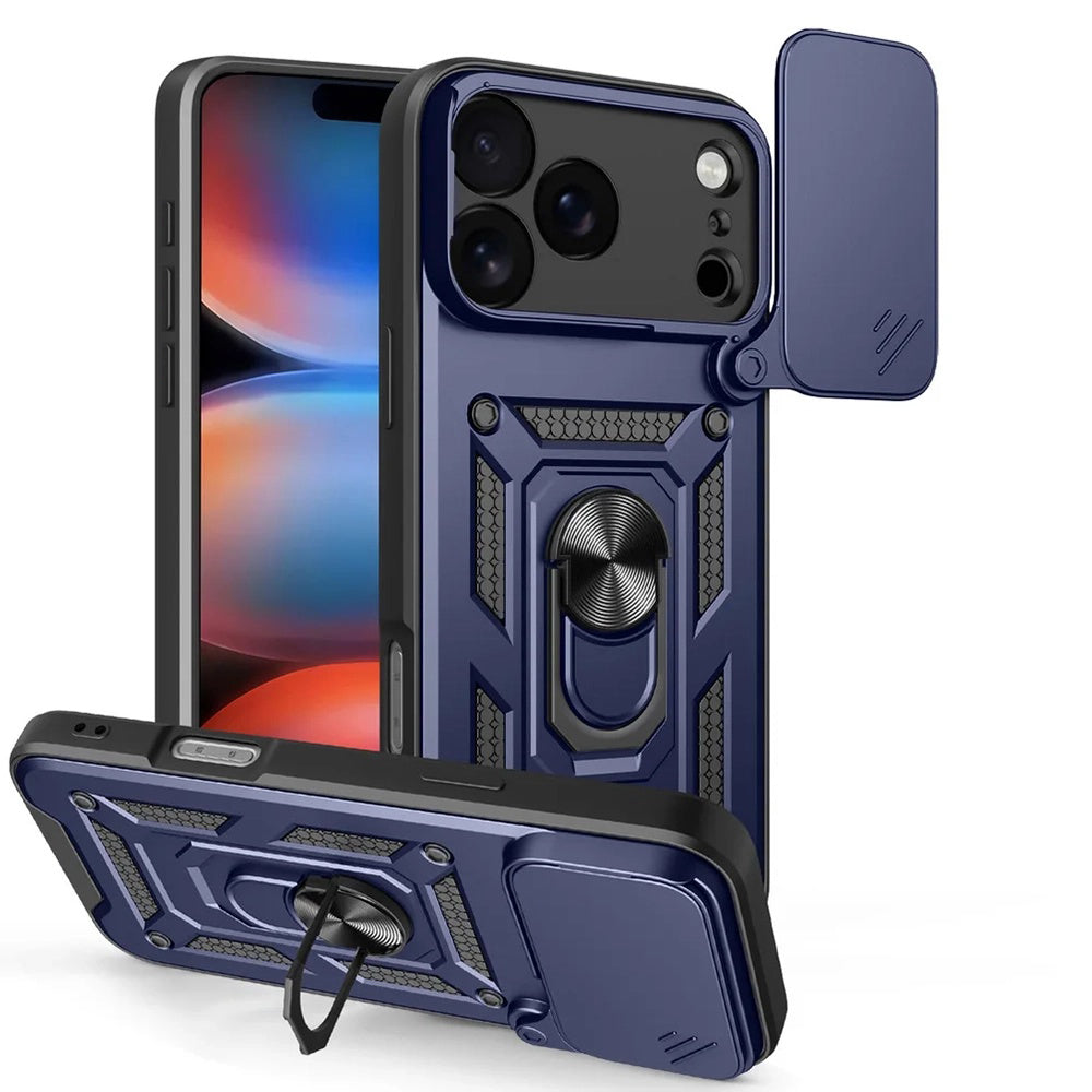 Husa de protectie Techsuit CamShield Series compatibil cu iPhone 17 Pro, Albastru