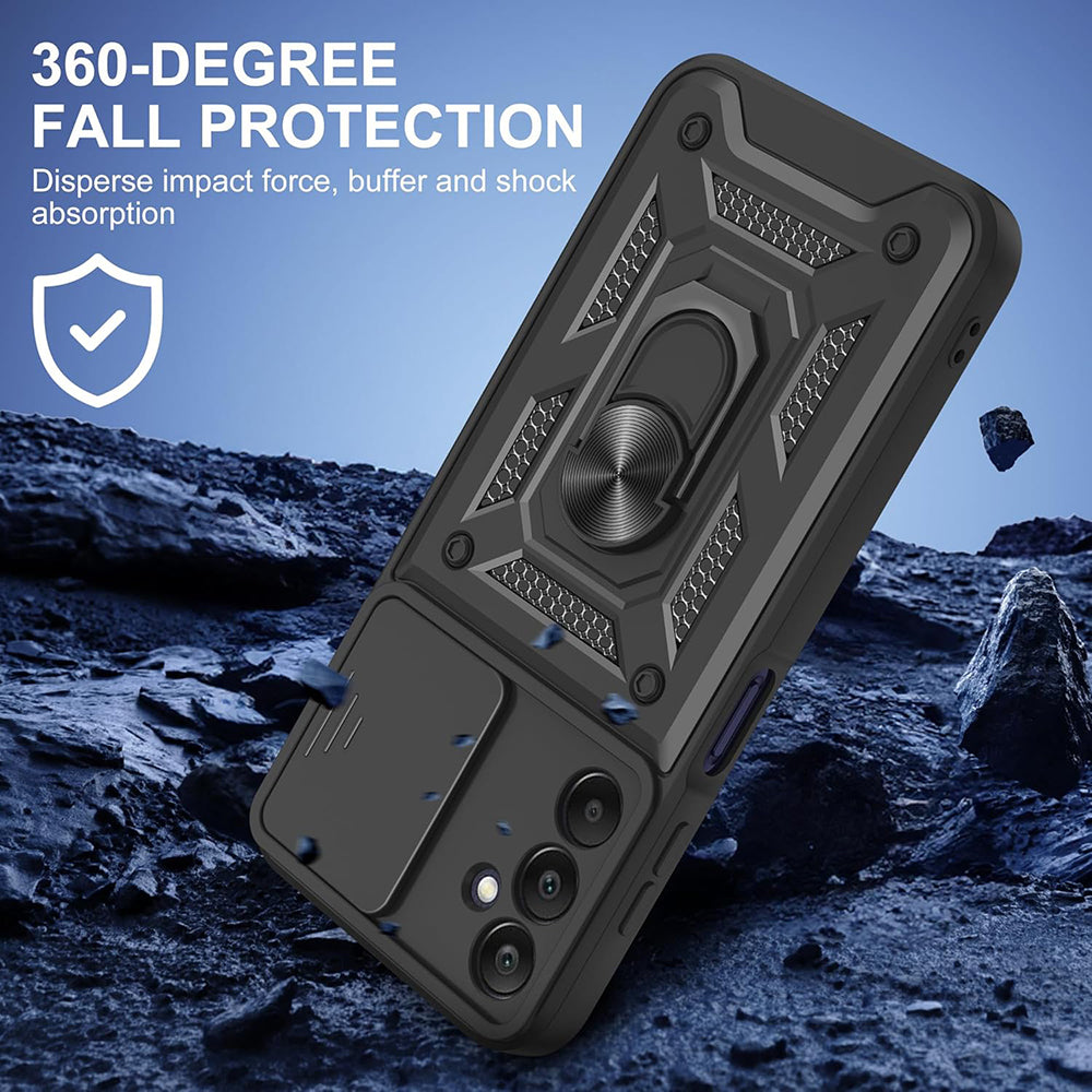 Husa de protectie Techsuit CamShield Series compatibil cu Samsung Galaxy A17 5G / A17 4G, Negru