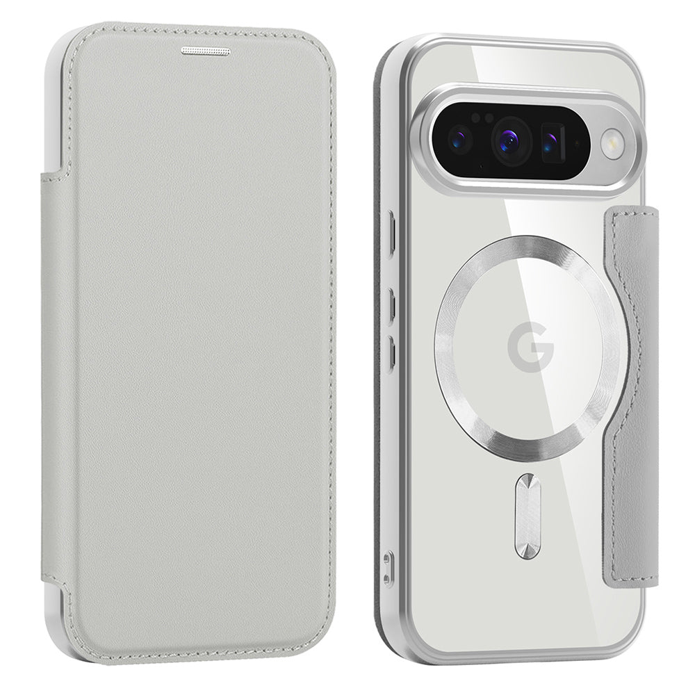 Husa de protectie Techsuit SmartMag Book compatibil cu Google Pixel 10 / 10 Pro, Gri