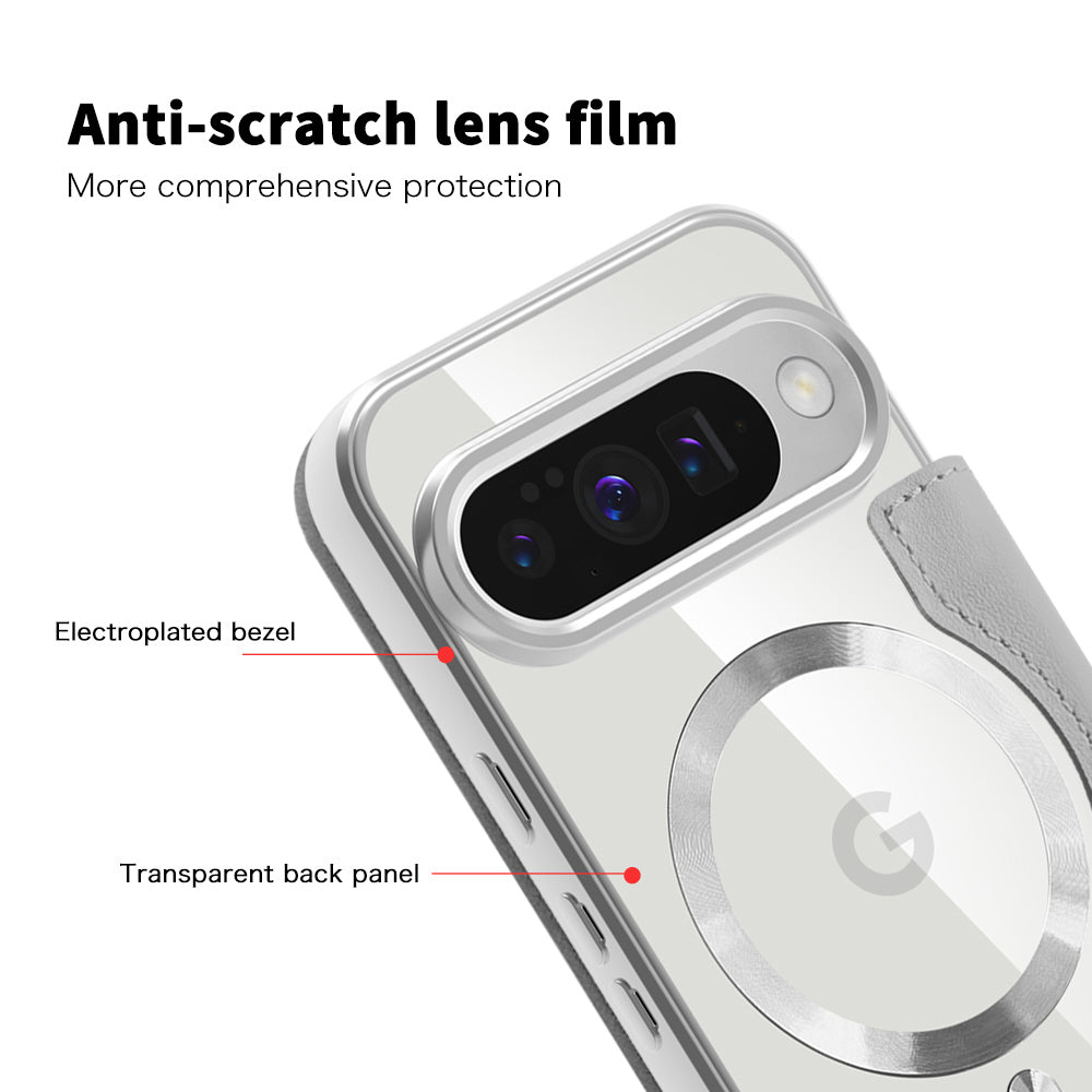 Husa de protectie Techsuit SmartMag Book compatibil cu Google Pixel 10 / 10 Pro, Gri