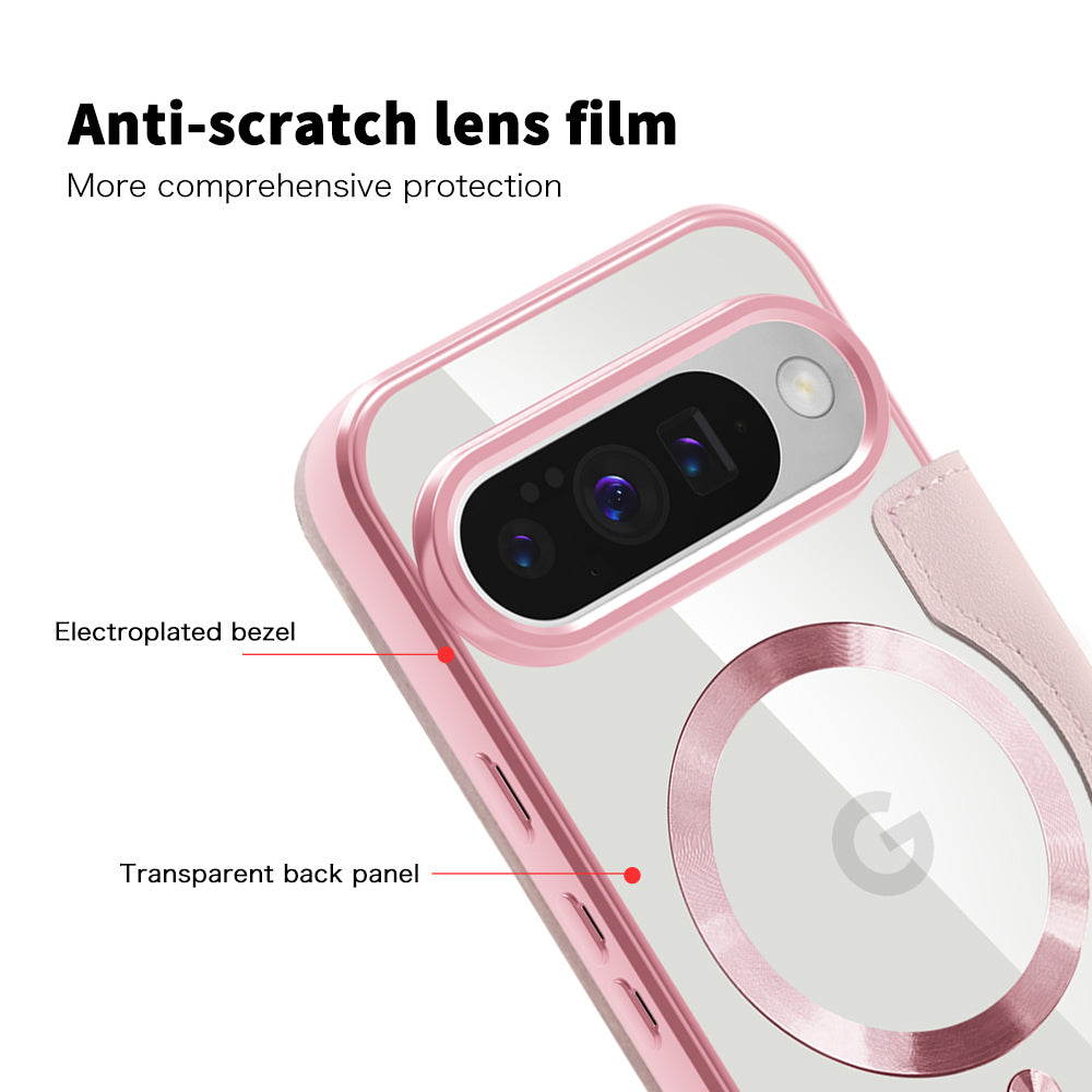 Husa de protectie Techsuit SmartMag Book compatibil cu Google Pixel 10 Pro XL, Roz