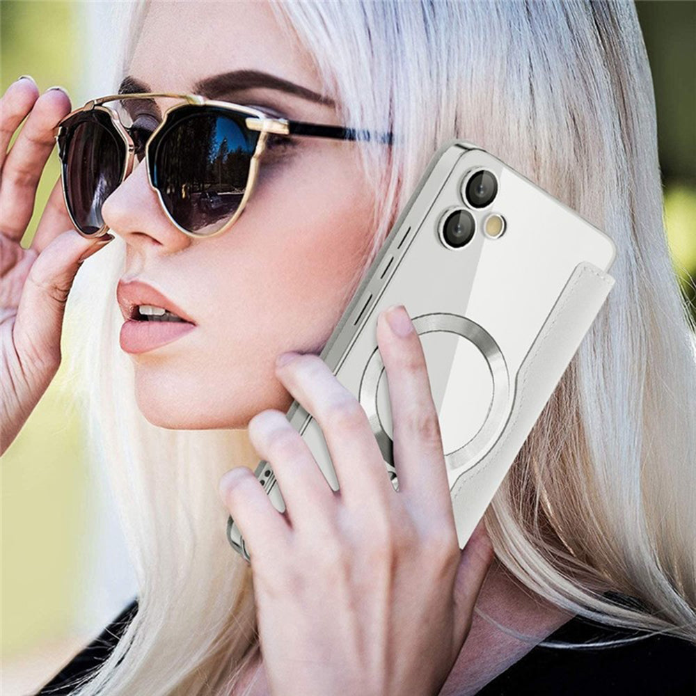 Husa de protectie Techsuit SmartMag Book compatibil cu Samsung Galaxy A05, Gri