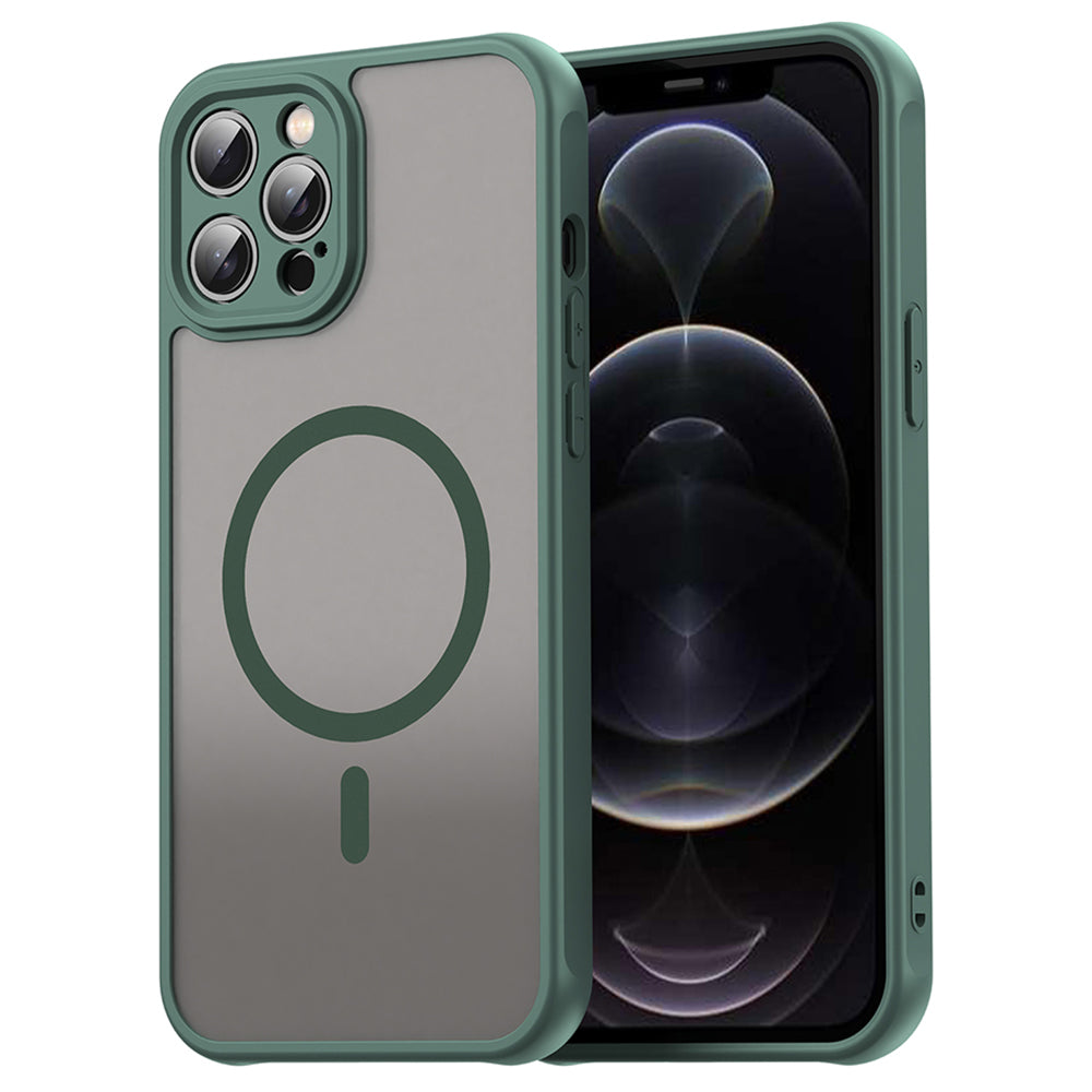 Husa de protectie Techsuit HaloFrost II MagSafe compatibil cu iPhone 12 Pro, Verde