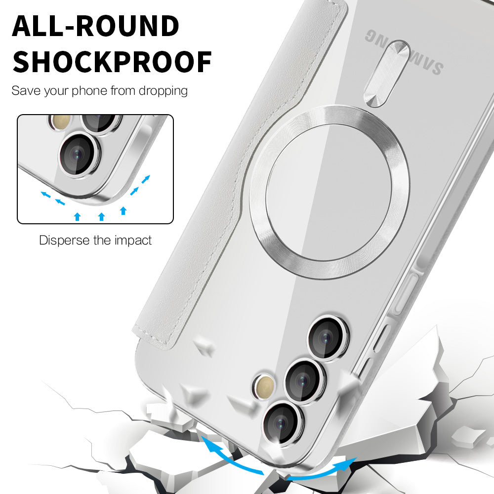 Husa de protectie Techsuit SmartMag Book compatibil cu Samsung Galaxy A15 4G / A15 5G, Gri