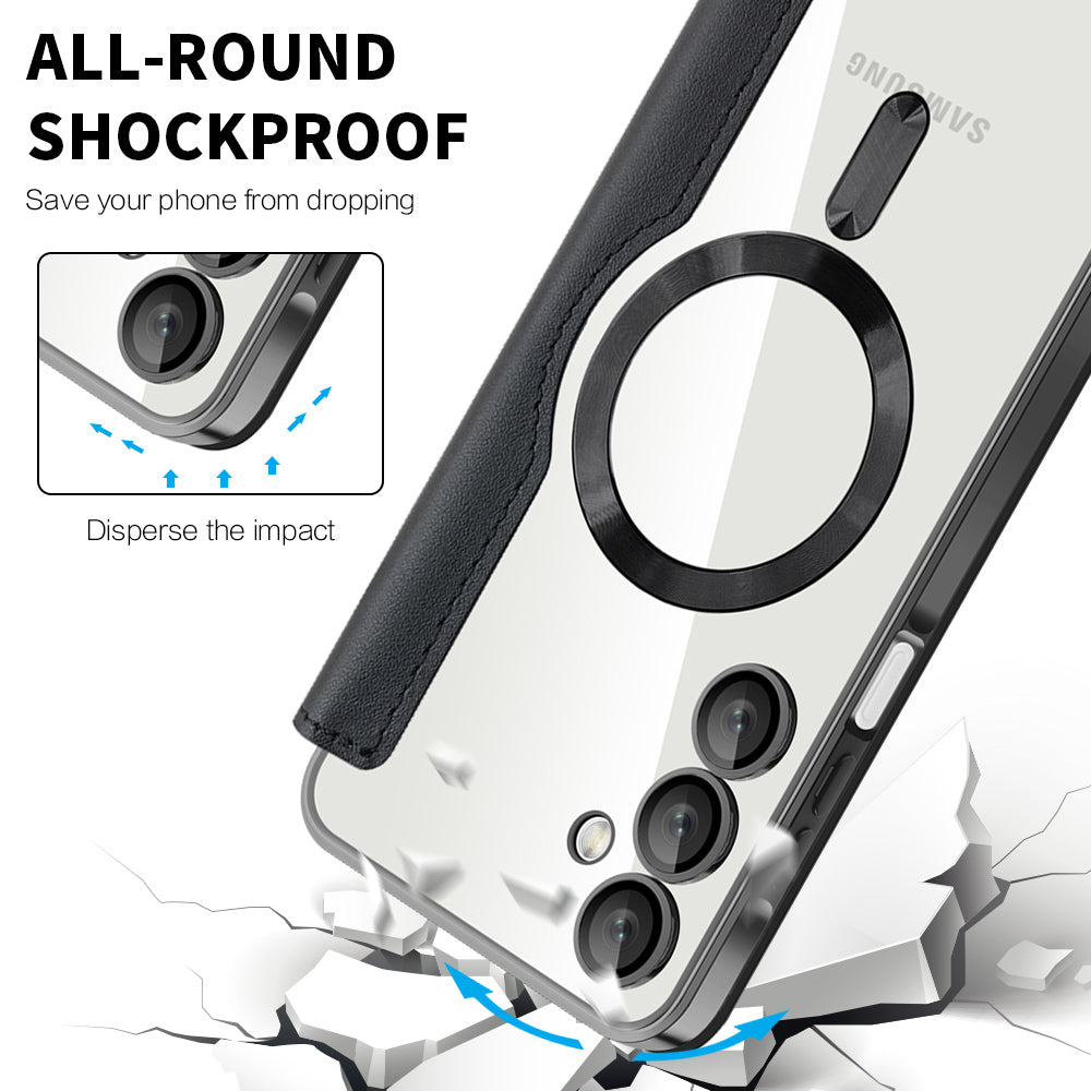 Husa de protectie Techsuit SmartMag Book compatibil cu Samsung Galaxy A16 4G / A16 5G, Negru