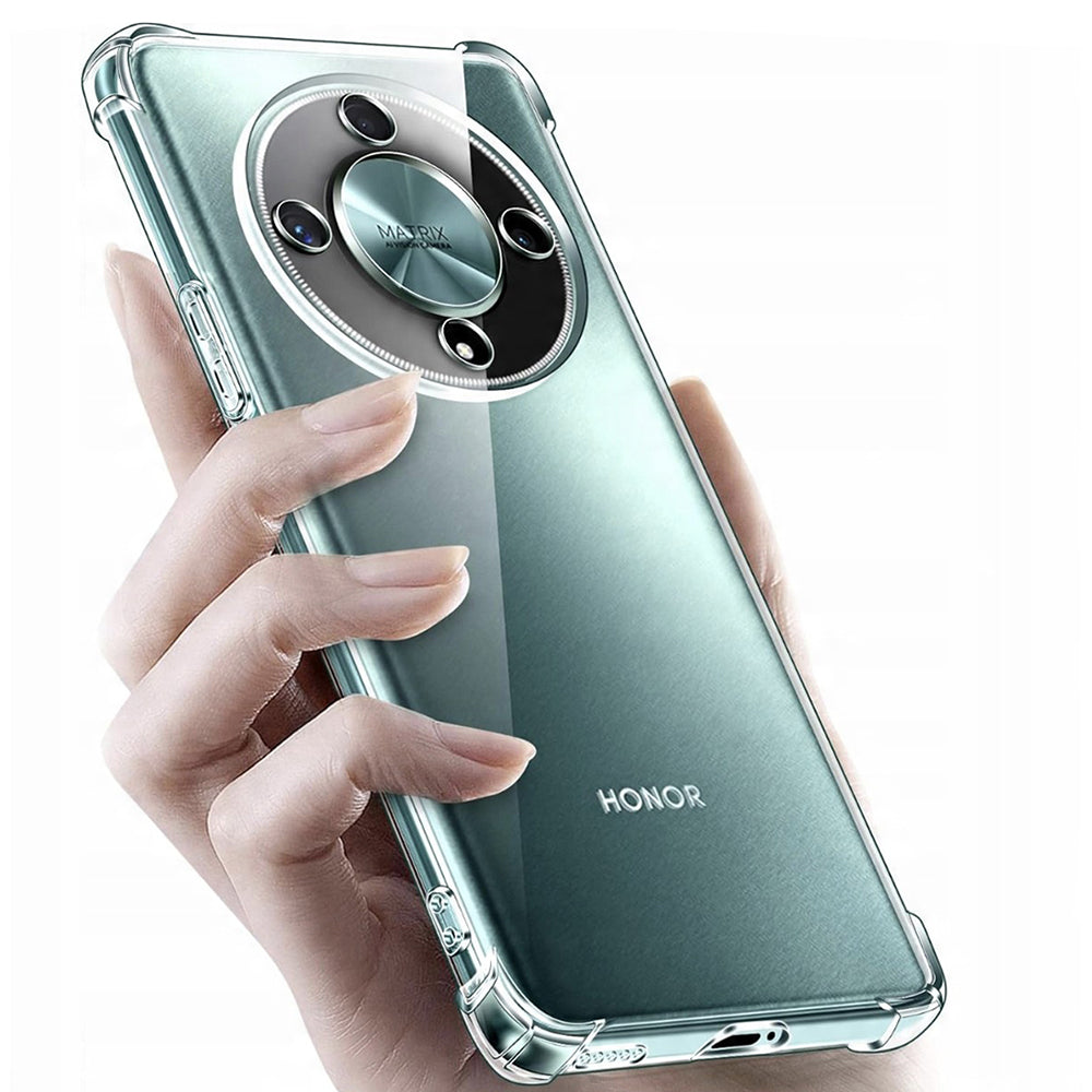 Husa de protectie Techsuit Shockproof Clear Silicone compatibil cu Honor Magic6 Lite, Transparent