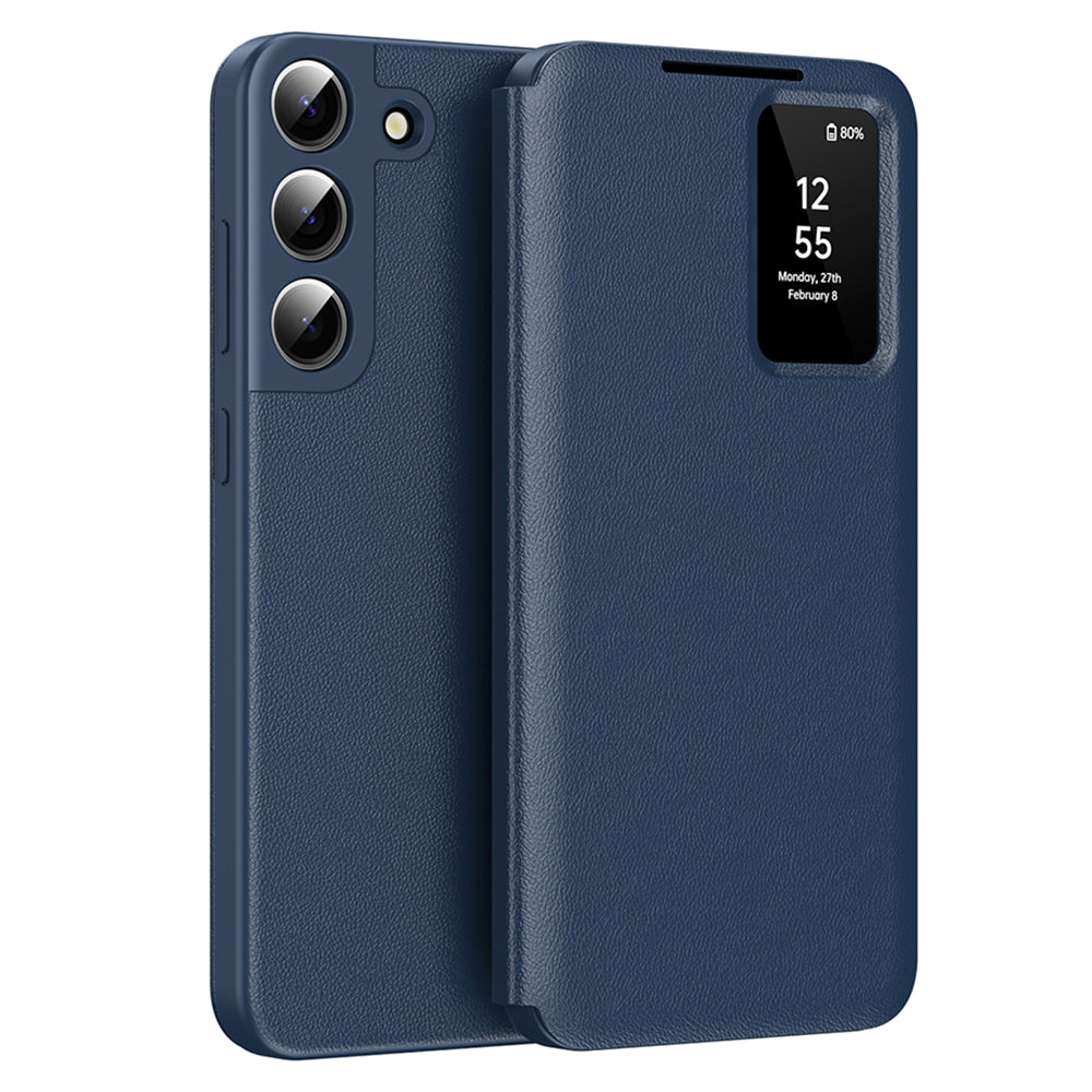 Husa de protectie Techsuit SmartView Series compatibil cu Samsung Galaxy S22 5G, Albastru