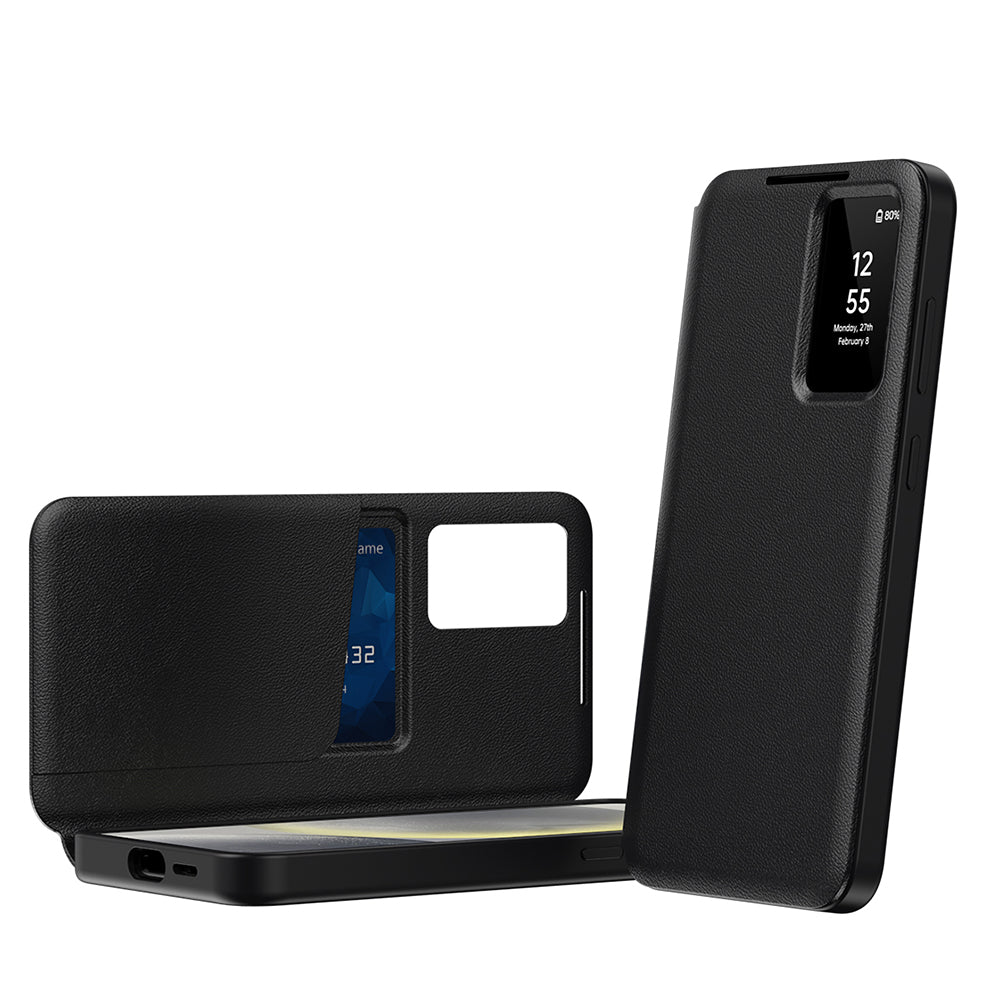 Husa de protectie Techsuit SmartView Series compatibil cu Samsung Galaxy S22 Plus 5G, Negru